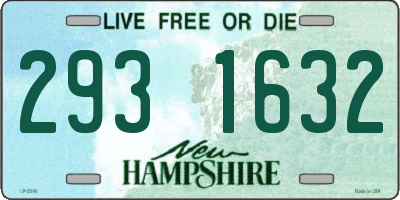 NH license plate 2931632