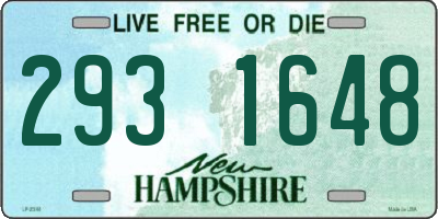 NH license plate 2931648