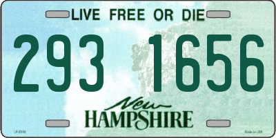 NH license plate 2931656