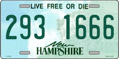 NH license plate 2931666