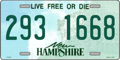 NH license plate 2931668