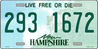 NH license plate 2931672