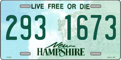NH license plate 2931673