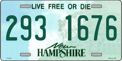 NH license plate 2931676