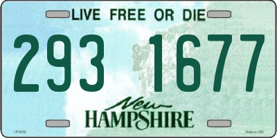 NH license plate 2931677