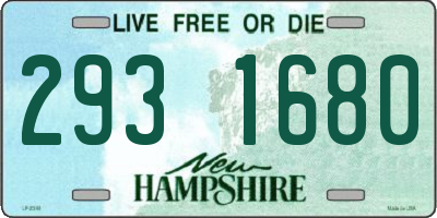 NH license plate 2931680