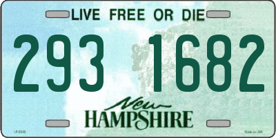NH license plate 2931682