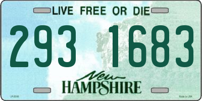 NH license plate 2931683