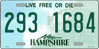 NH license plate 2931684