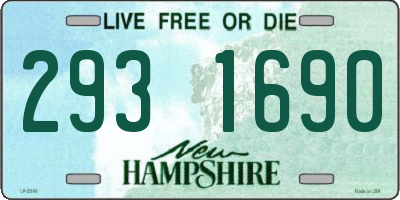 NH license plate 2931690