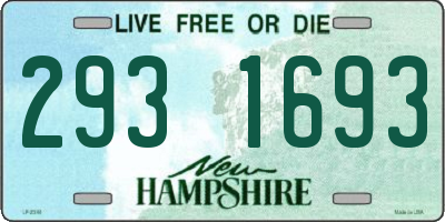 NH license plate 2931693