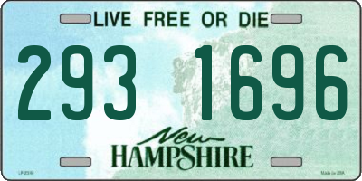 NH license plate 2931696