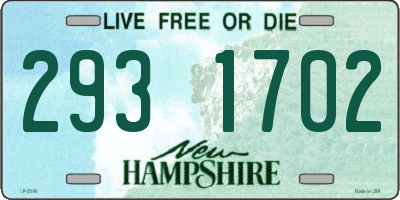 NH license plate 2931702