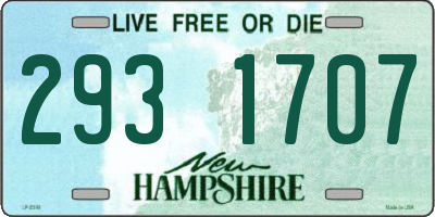 NH license plate 2931707