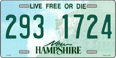 NH license plate 2931724