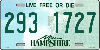 NH license plate 2931727