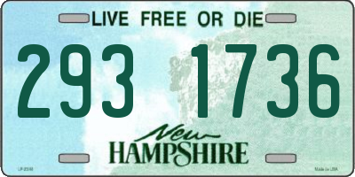 NH license plate 2931736