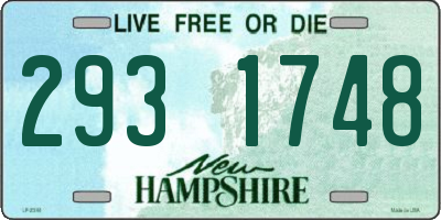 NH license plate 2931748