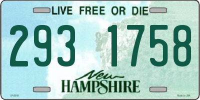 NH license plate 2931758