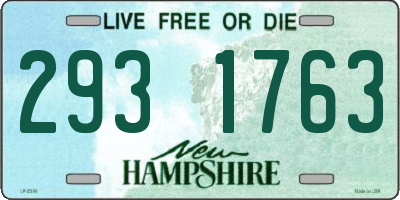 NH license plate 2931763