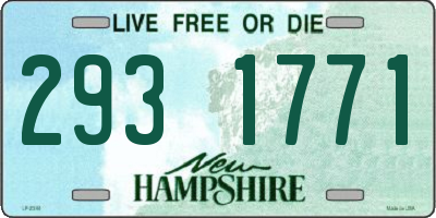 NH license plate 2931771