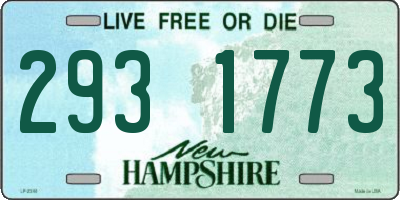 NH license plate 2931773