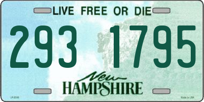 NH license plate 2931795