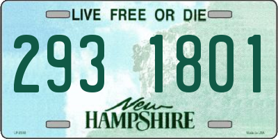 NH license plate 2931801