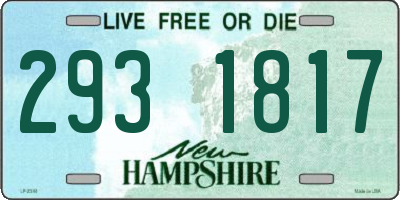 NH license plate 2931817