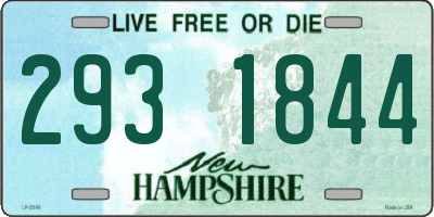NH license plate 2931844