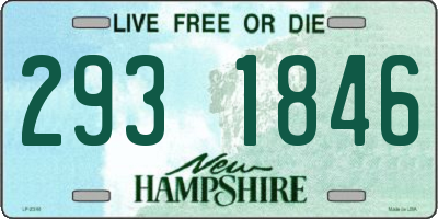 NH license plate 2931846