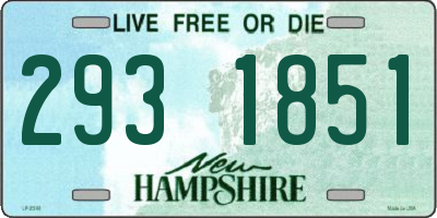 NH license plate 2931851