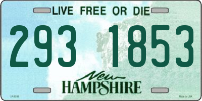 NH license plate 2931853