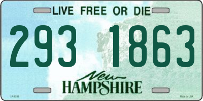 NH license plate 2931863