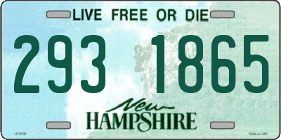 NH license plate 2931865