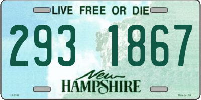 NH license plate 2931867