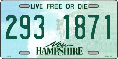 NH license plate 2931871