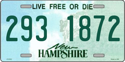 NH license plate 2931872