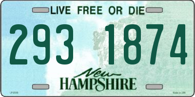 NH license plate 2931874