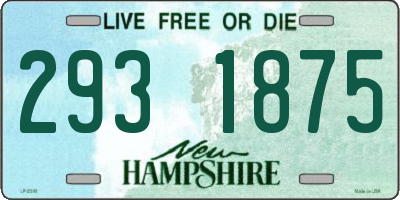 NH license plate 2931875