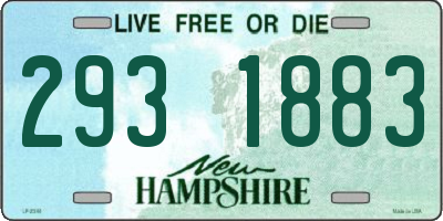 NH license plate 2931883