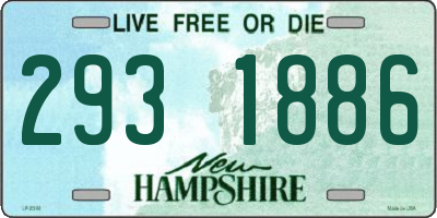 NH license plate 2931886
