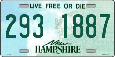 NH license plate 2931887