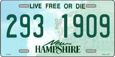 NH license plate 2931909