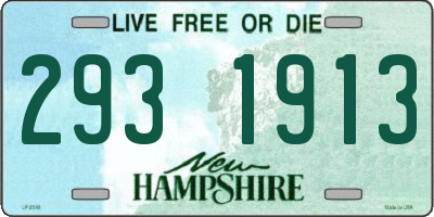 NH license plate 2931913