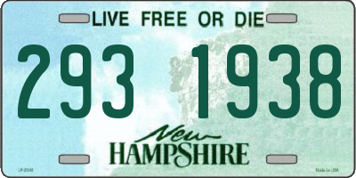 NH license plate 2931938