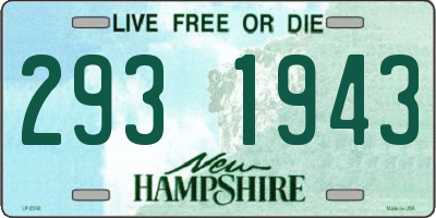 NH license plate 2931943