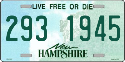 NH license plate 2931945