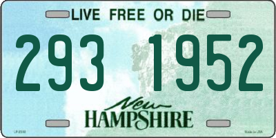 NH license plate 2931952