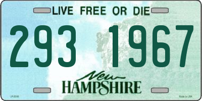 NH license plate 2931967